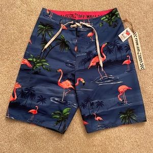 VANS Flamingo Print Swim Shorts
